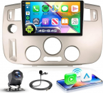 VECHTEL 4G+64G Autoradio Android 15 f&uuml;r Renault Scenic II 2003-2009, 9'' Incell HD Touchscreen mit Drahtlos Carplay Android Auto, Auto Radio mit GPS WLAN USB Bluetooth FM RDS Radio R&uuml;ckfahrkamera