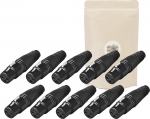 10tk XLR 3 Pin Female Solder Plug for Headphones, Guitar, Hi-Fi System, Microphone, Headphones - Prantsuse kaubam&auml;rk