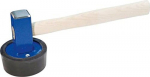 TRIUSO Tilinghammer 1500 g, vahetatava taldriku suuga 5400 g, puidust k&auml;epide, teraspea, 15 cm, sinine, puidu v&auml;rvi