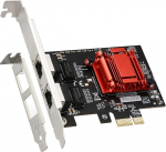 LEAGY Dual-Port PCIe Gigabit Ethernet kaart - Intel 82575&82576, 2X RJ45 porti, 1000M PCI Express adapter, PXE & Low Profile tugi - &uuml;hildub Windows/Windows Server/Linux/Freebsd/DOS-ga