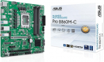 ASUS PRO B860M-C-CSM Business emaplaat Socket Intel LGA 1851 (microATX, PCIe 5.0, DDR5, SafeSlot, ASUS Control Center Express, CSM, Q-LED Core, COM Debug Header)