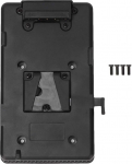 V-Mount akuplaadi adapter, kompaktne, kerge ja vastupidav kaamera akuplaat DSLR videovalgustile, sobib V-Mount akule