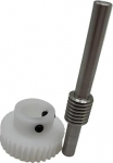 1 St&uuml;ck Kunststoff 0,8 Modul 35 Z&auml;hne Schneckenradsatz 8 mm Schneckenwelle 1:35 &Uuml;bersetzungsverh&auml;ltnis Rechtsdrehendes mechanisches Getriebe Position(8mm bore)