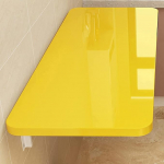 Wandmontage Faltbare Holz Tisch Tropfen Blatt W&auml;sche Schwimmende Schreibtisch Werkbank f&uuml;r Kleine R&auml;ume Wand H&auml;ngen K&uuml;che Tisch f&uuml;r Home Office Bar Esszimmer Kompakt und Bequem Faltbares Design