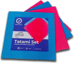 DONATIF Tatami v&otilde;imlemismatt - Puzzle vaip 4 Pack 100 x 100 x 4 cm - EVA p&otilde;randakate - Fitness vaip - P&otilde;randakate Rauma vastu (punane/sinine)