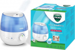 Vicks Mini Cool Mist ultraheli &otilde;huniisutaja (kompaktne, vaikne, parema une, k&ouml;ha ja k&uuml;lmetuse, mugavuse, eeterlike &otilde;lide, niiskuse, kuni 15m2 suuruse ruumi jaoks) VUL525