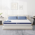 Avenco Topper 90x200x7.5cm, Matratzentopper，Schaumstoffmatratzenauflage mit Gel-Memory-Schaum und Bambusfaser-Beimischung, CertiPUR-US zertifiziert