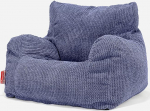 Lounge Pug, Bean Bag Wing Chair Pom Pom Purple