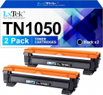 LxTek Compatible Replacement for Brother TN1050 TN 1050 TN-1050 Toner for Brother DCP-1510 DCP-1610W DCP-1612W HL-1110 HL-1112 DCP-1512 HL-1210W HL-1212W MFC-1910W MFC-1810 (2 Black)