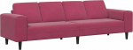 Diivanikomplekt Weinrot Samt Diivan Model3335095