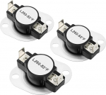 3-Pack DC47-00018A Kuivati k&otilde;rge temperatuuri termostaat, mis &uuml;hildub Samsungiga &Uuml;hildub Kenmore'iga, 35001092,503497,AP4201898,AP6008682,PS4205217