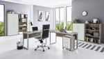 moebel-dich-auf.de Tabor Pro 1 Office Furniture Set in Various Colours (Sonoma Oak / Matte White)