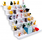 Toniebox Tonie Magnetiline riiul rohkem kui 50 figuurile ja karbile Toniebox, valge lasteriiul turvalise magnetilise hoidja ja k&uuml;lgmise v&auml;ljal&otilde;ikega, ideaalne lastele (ilma sektsioonita)