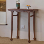 PQXQZ Konsole aus Massivholz Beistelltisch aus Holz Schmale Flurtische f&uuml;r Hotel Caf&eacute; Eingangsbereich mit Ablagefl&auml;che(60x35x80cm)