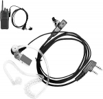 Walkie-Talkie-Ohrh&ouml;rer mit Mikrofon, Ohrst&uuml;ck f&uuml;r Radio, Funk-Ohrh&ouml;rer 2-polig, Walkie-Talkie-Headset, geeignet f&uuml;r Retevis Baofeng Kenwood 2-polig, Sicherheits-Ohrst&uuml;cke f&uuml;r Sicherheitsschutzzubeh&ouml;r