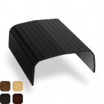 Tuko Sofa Tray Armrest Flexible Bamboo Sofa Butler Couch Tray - Premium Sofa Shelf Drink Holder - Wooden Tray Sofa Tray Butler Cushion Table Couch Shelf Backrest for Sofa Back - Black