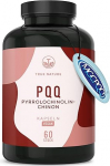PQQ Pyrroloquinoline Quinone, 60 kapslit, k&otilde;rge annus 20 mg &ouml;&ouml;p&auml;evase annuse kohta (MGCPQQ&reg;), k&otilde;rgekvaliteediline tooraine, laboratoorselt testitud, vegan ja Saksa tootmine TRUE NATURE