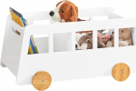 SoBuy KMB41-W Children's Shelf, Storage Shelf, Book Stand, Toy Shelf, Approx. 68 x 33 x 43 cm (W x H x D)