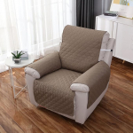 Deck Chair Cover Comfortable Deck Chair Cover Made of Non-Slip Polyester Deck Chair Furniture Cover for Living Room Khaki