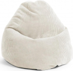 Sitting Point by Magma BeanBag Shara XL Bean Bag Fleece Cord 70 x 110 cm, pestav kate, beež, Oeko-Tex&reg; sertifitseeritud.
