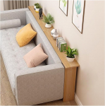 ERRULAN riiul diivanilaua taga Skinny, puidust diivanilauad kitsad pikad 31 39 47 59 tolli, kitsas konsoollaud esikusse esikusse elutoa jaoks (puit, 31,5 x 7,9 x 25,6 tolli/80 x 20 x 65 tolli)