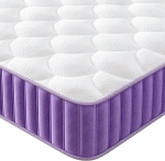 Madrats 160 x 200 cm k&otilde;vadusega H4 vedrumadrats 25 cm k&otilde;rgusega m&auml;luvahuga, 7-tsooniline taskujooneline vedrumadrats k&otilde;rgekvaliteedilise vahuga seljatoeks, ergonoomiline tugi