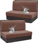 1/2 komplekt Camper padjakatted - RV Dinette padjakatted, pestav Loveseat diivan m&ouml;&ouml;bli kaitse, diivan diivan kaitsvad katted, iga komplekt sisaldab 1 seljatoe kate + 1 pingi kate (2,