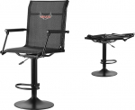 VEVOR kokkupandav tool Camping Chair Kalastustool koos polsterdatud k&auml;etugedega, reguleeritava k&otilde;rgusega kokkupandav tool aiatool (136 kg kandev&otilde;ime), 360&deg; vaikselt p&ouml;&ouml;rlev, piknikuks, aeda, v&auml;ljas, kalap&uuml;&uuml;giks