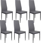 Krok Wood Oskar s&ouml;&ouml;gitoatool, elutoatool, kontoritool, metalljalad (hall, 6 tk)