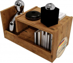 Elutoa laud diivanitrio jaoks | 3 v&otilde;imalikku paigaldusv&otilde;imalust | K&otilde;rvallaud kvaliteetsest puitmaterjalist | Tugev ja kaasaegne puidust kohvilaud t&auml;iendava hoiupinnaga