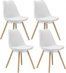 S&ouml;&ouml;gitoa toolid, 4 tooli, k&ouml;&ouml;gitoolid, s&ouml;&ouml;gitoa toolid k&ouml;&ouml;ki, elutuppa, magamistuppa, konverentsiruumi, pehmendusega toolid, p&ouml;&ouml;k, mugav ja kergesti puhastatav, valge