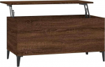 vidaXL kohvilaud pruun tamme v&auml;limusega 90 x 44,5 x 45 cm puitmaterjali