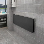 Puidust seinale kokkupandav laud, s&ouml;&ouml;gilaud, seinale kokkupandav laud, skandinaavia multifunktsionaalne laud, ujuv kokkupandav laud, MDF, 60 x 30 x 1,6 cm (must)