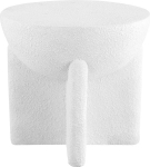 JONATHAN Y TBL1109B Brady Minimalistlik kaasaegne trummel aktsent laud Modern Mid Century Art Deco Boheemlane Patio Aed Vannituba Elutuba Frosted White