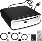 CD / DVD-m&auml;ngija auto v&auml;line kaasaskantav CD-m&auml;ngija auto ja autoraadio CD / DVD-m&auml;ngija USB-&uuml;hendusega Android autoraadio, s&uuml;learvuti ja TV jaoks, Plug & Play tugi