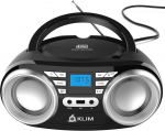 KLIM B3 kaasaskantav CD-m&auml;ngija Bluetooth Boombox FM-raadio, Bluetooth, USB ja AUX - kvaliteetne kahekordne k&otilde;lar, EQ heliefektid, 20 eelseadistatud saatjat, kompaktne ja kerge, kaasaskantav CD-m&auml;ngija