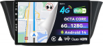 BXLIYER [sisseehitatud 4G DAB] 6G+128G - Android 13 autoraadio Iveco Daily VI (2014-2021) jaoks - traadita Carplay/Android auto - kaamera + MIC - IPS 9-tolline 2 DIN - roolijuhtimine Fast-Boot 360-CAM HDMI