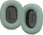 SINOWO k&otilde;rvapadjad Apple AirPods Max k&otilde;rvaklappidele Nahast k&otilde;rvapadjad magnetiga, valknahast ja m&auml;luvahust (roheline)