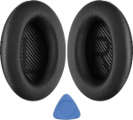 YOCOWOCO padjad Bose QC35 QC35 II k&otilde;rvapadjad asendus - k&otilde;rvaklapid Bose QuietComfort 35 I/II k&otilde;rvaklappidele (must)