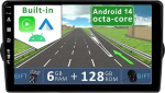 YUNTX [6GB + 128GB] Android 14 Autoradio Fiat Tipo Aegea Egea (2015-2017)-2 DIN [Integreeritud traadita CarPlay/Android Car/DSP/GPS] Kaamera + MIC-DAB/IPS/roolijuhtimine/MirrorLink/WiFi/USB/4G