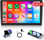 2G + 64G traadita Carplay Android autoradio 2 DIN Citroen C5 2008-2017 9-tolline puuteekraaniga autoraadio koos traadita Android autonavigatsiooniga GPS WiFi peeglilink Bluetooth FM/RDS USB/EQ/SWC tagurdamine