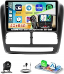4+64G Android 15 autoraadio Fiat Doblo 2010-2015/Opel Combo 2011-2018 Carplay Android Car Roinvou, 9-tolline autoraadio Incell puuteekraaniga koos GPS Bluetooth EQ WiFi RDS FM SWC MIC tagurduskaameraga