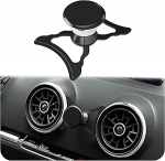 Magnetiline mobiiltelefoni hoidik, mis &uuml;hildub Audi A3/S3/RS3, universaalne hoidik nutitelefonile, GPS-ile ja tahvelarvutile, 360 reguleeritav optimaalse vaate jaoks, must