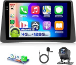 4G 128G VECHTEL 9-tolline Bluetooth autoraadio Opel Mokka 1 2012-2016/Buick Encore 2013-2015 Carplay Android Car, Android 15, EQ, WiFi GPS, Mirror Link, RDS/FM raadio 2 DIN koos AHD tagantvaate kaameraga