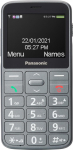 Panasonic KX-TU160EXG Essentials mobiiltelefon eakatele SOS h&auml;daabinupp Suur eraldi nupp, suur kirjas&otilde;na ja numbrin&auml;idik Hall