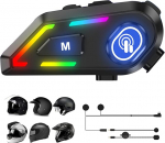 Mootorratta kiivri Bluetooth-peakomplektid mikrofoniga IPX6 veekindel mootorratta peakomplektid juhtmevaba ENC m&uuml;ravastased kiivri k&otilde;rvaklapid Bluetooth 5.3 TWS juhtmevabad mootorratta k&otilde;rvaklapid jalgrattas&otilde;iduks