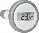TFA Dostmann Poolsender with display, 30.3240.10, for radio pool thermometer Palma, anthracite, with temperature display, gray