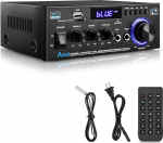 Hi-Fi v&otilde;imendi - KKMOL Stereov&otilde;imendi, AK45 Mini Bluetooth raadio audio v&otilde;imendi vastuv&otilde;tja, Wiimp Amp, 12 V / 220 V 400 W 2 kanaliga digitaalne v&otilde;imendi heliv&otilde;imendi koos USB, SD-kaardi, kaugjuhtimispuldiga