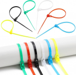 V&auml;rvilised kaablisidemed 8-tolline nailonist mitmev&auml;rviline korduvkasutatav v&auml;ike kaablisidemed Self Locking v&auml;rviline plastist tie kindlustamiseks aia taimedele viinapuude korraldamiseks