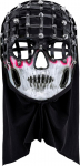 W WIDMANN MILANO Party Fashion - Hirmutav mask kapuutsiga t&auml;iskasvanutele, deemon, kost&uuml;&uuml;mi aksessuaarid, Halloween
